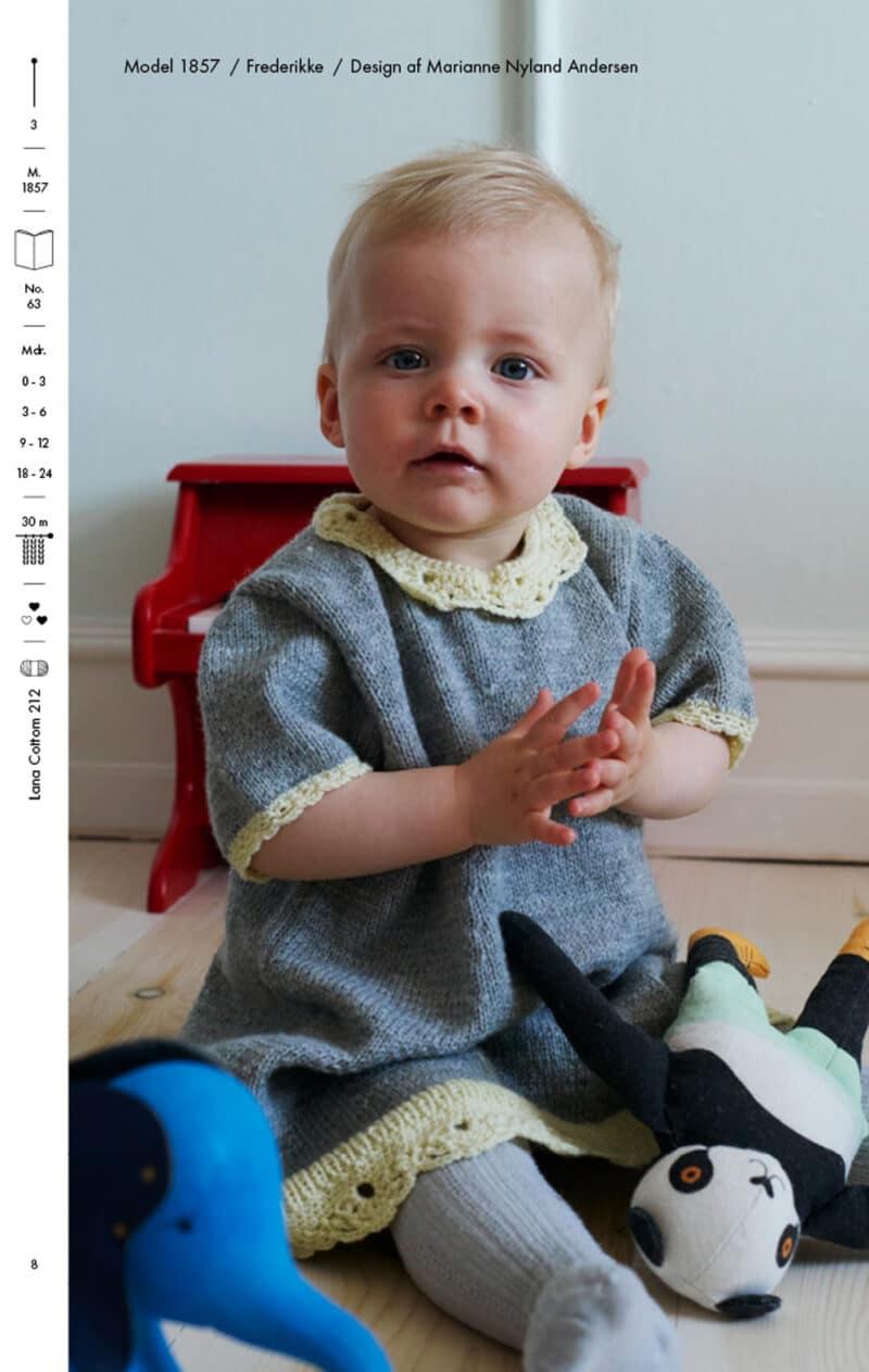 Hæfte med 7 opskrifter til baby - Strikkeopskrifter