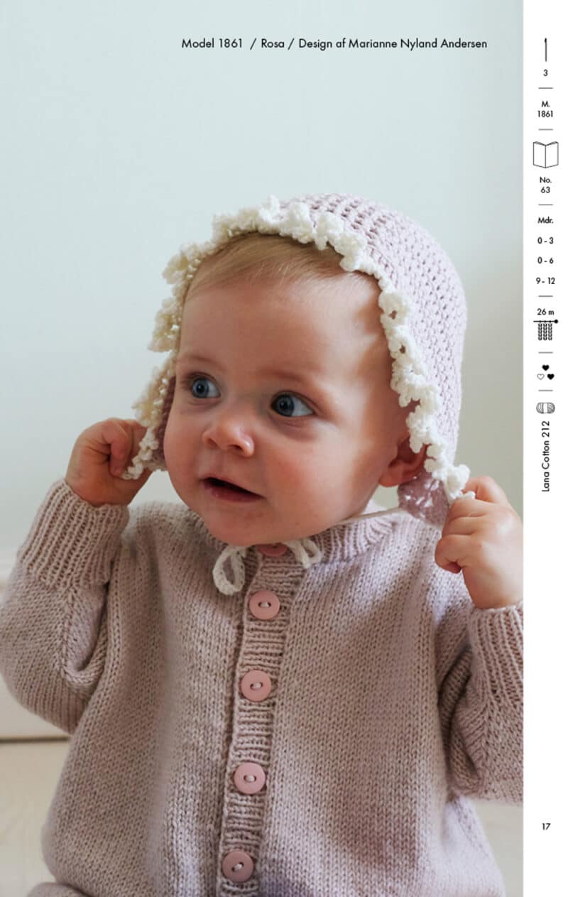 Hæfte med 7 opskrifter til baby - Strikkeopskrifter