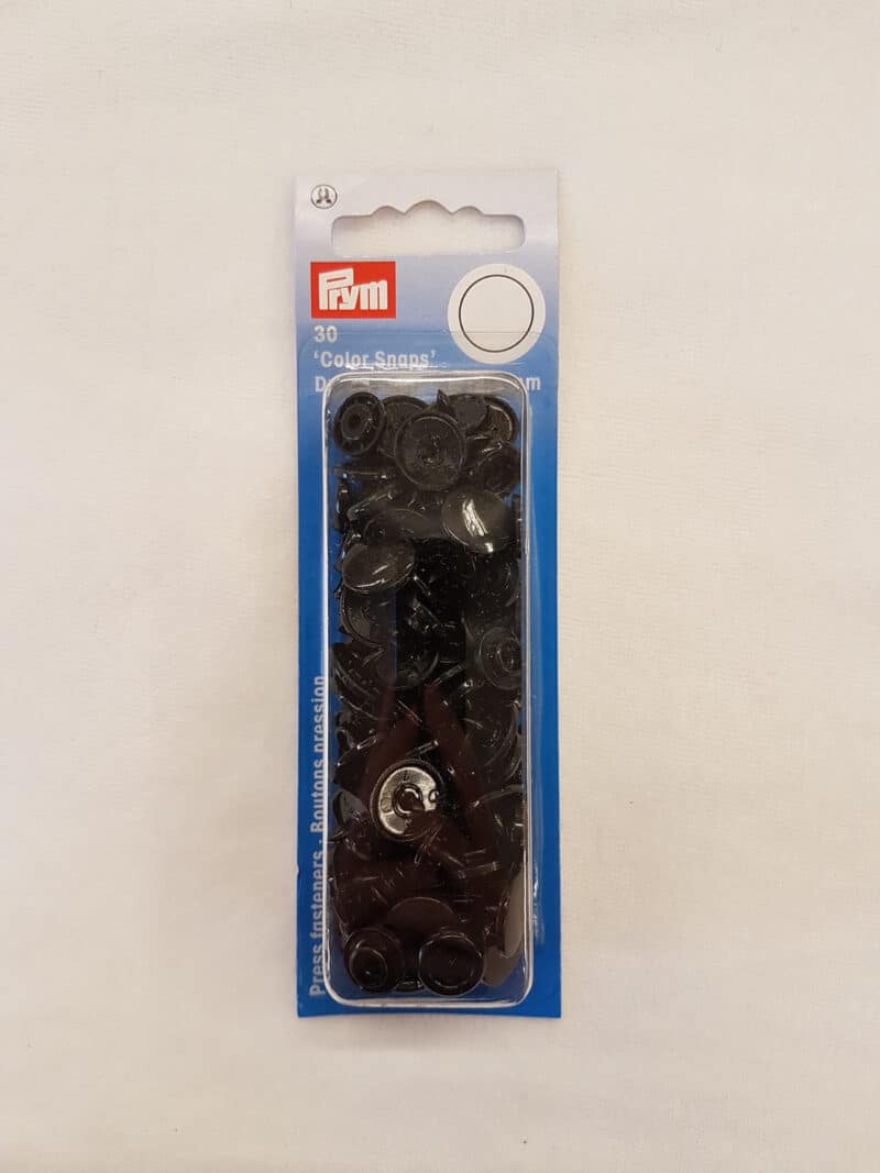 Prym trykknap sort, Color Snaps - Prym
