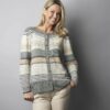 Cardigan med blonder og striber, 2909 - Bamboo Jazz -