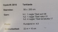 Tørklæde, 3810 - Tibet -
