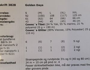 Golden Days, 3828 - Tibet/Glitter -