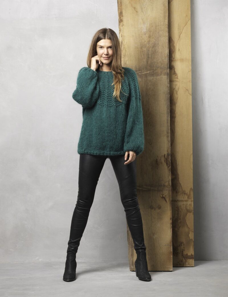 Dolce Mohair sweater i dobbelt garn, 4600-3 -