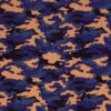 Camouflage blå - Babyfløjl - Info mangler