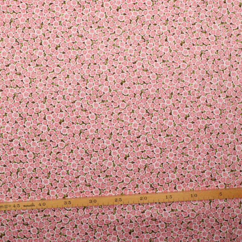 Små blomster i rosa - Patchwork - Info mangler