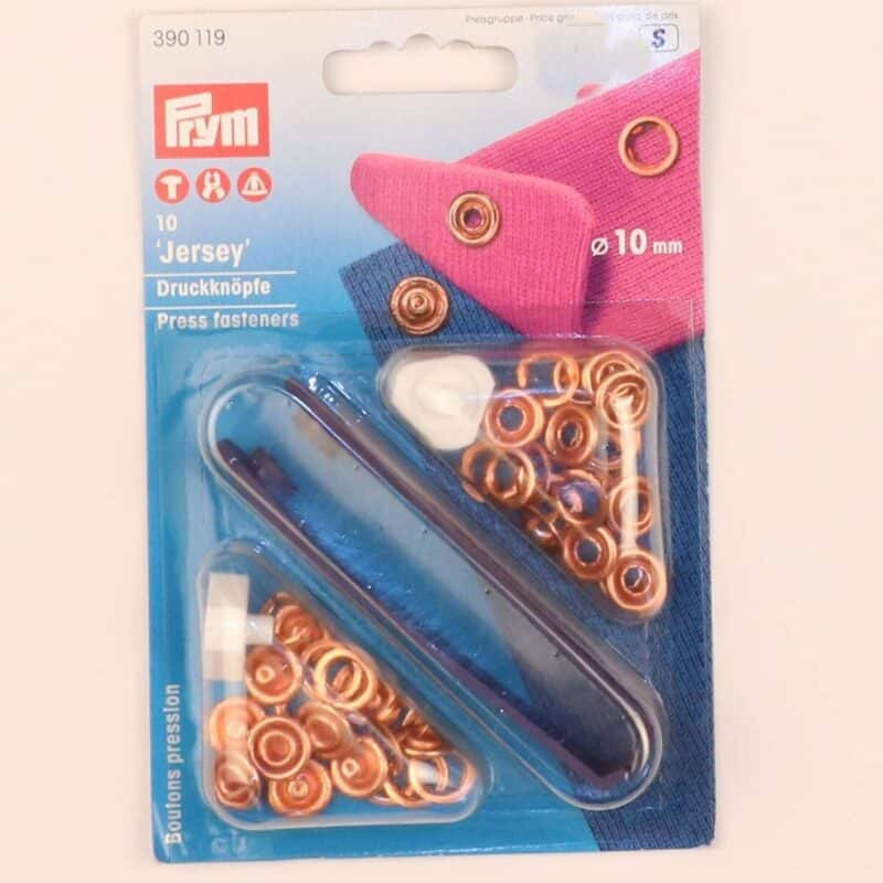 Prym trykknapper kobber, jersey ø 10 mm - Prym