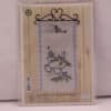 Broderi kit - Briller og blomster, 11x20 cm -