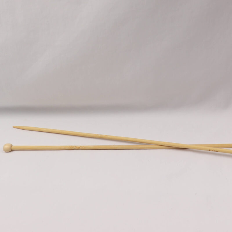 Strikkepind - Bambus 4,5 mm -