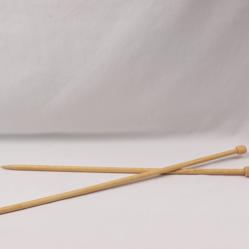 Strikkepind - Bambus 6,5 mm -