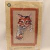 Broderi Kit - Kat 19x29 cm -