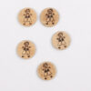 Kokosknap m. dreng, 15 mm -