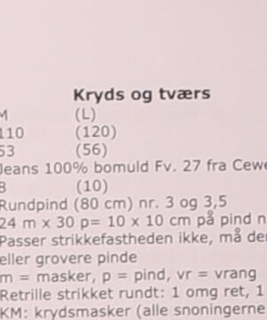 Kryds og tværs i Jeans, 4903 -