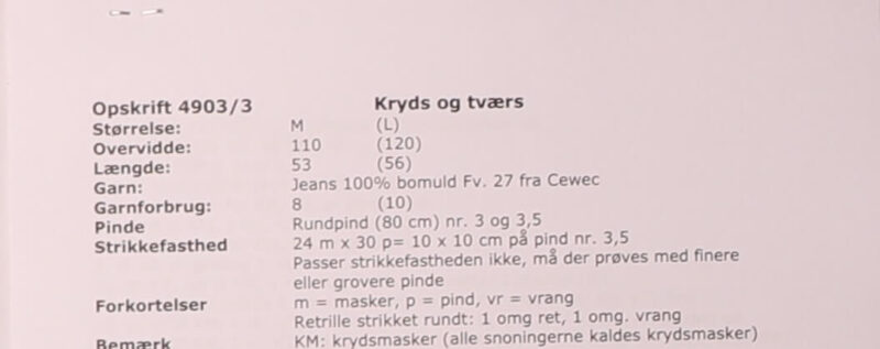 Kryds og tværs i Jeans, 4903 -