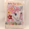 Kits for kids (malet stramaj) - Enhjørning 25x25 cm -