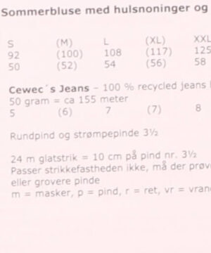 Sommerbluse i Jeans, 4900 -