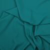 Petroleumsgrøn - Chiffon, polyester - Info mangler