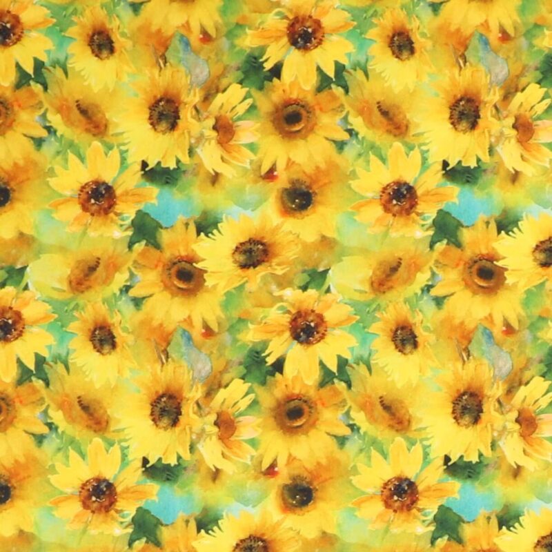 Sunflower Stampede, solsikker - Patchwork - Info mangler
