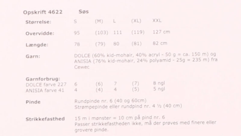 Søs i Dolce, 4622 -