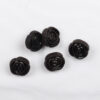 Sort blomst, ø 16 mm -