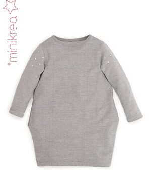 Sweat kjole str. 2-14 år – Minikrea 33040 - Minikrea