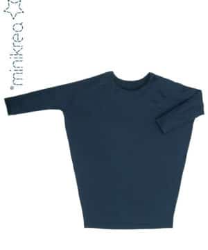 Loose fit jersey kjole, str.34-50 - Minikrea 70047 - Minikrea