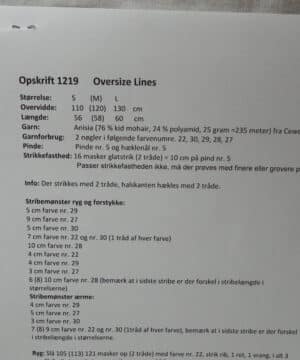Oversize Lines, 1219 - Anisia garn -