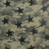 Camouflage med stjerner- French Terry - Info mangler