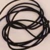 Elastisk Anorak/buksesnor 3 mm, sort - Info mangler