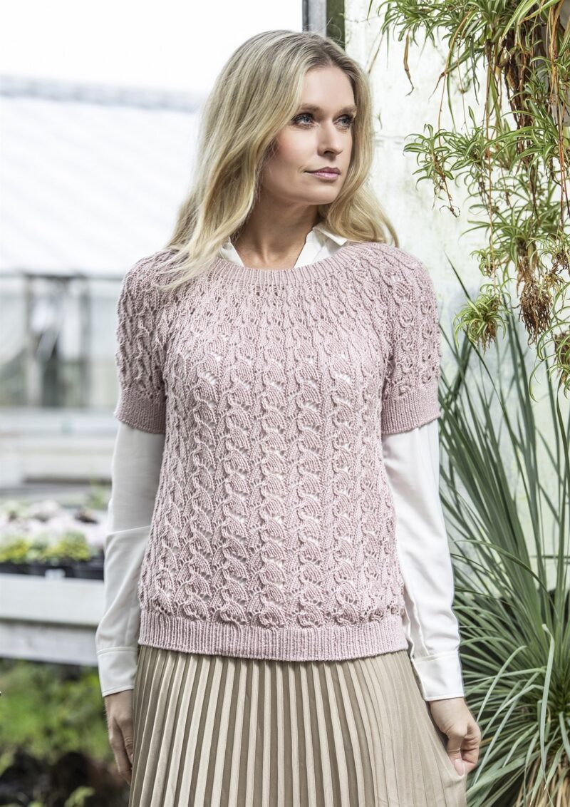 Bluse med hulmønster, 2924 -