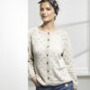 Butterfly cardigan i Jeans, 4901 -