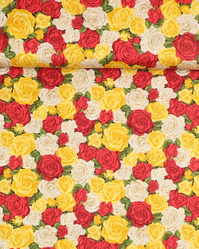 Summer Garden Rose Bouquet 1 - Patchwork - Info mangler
