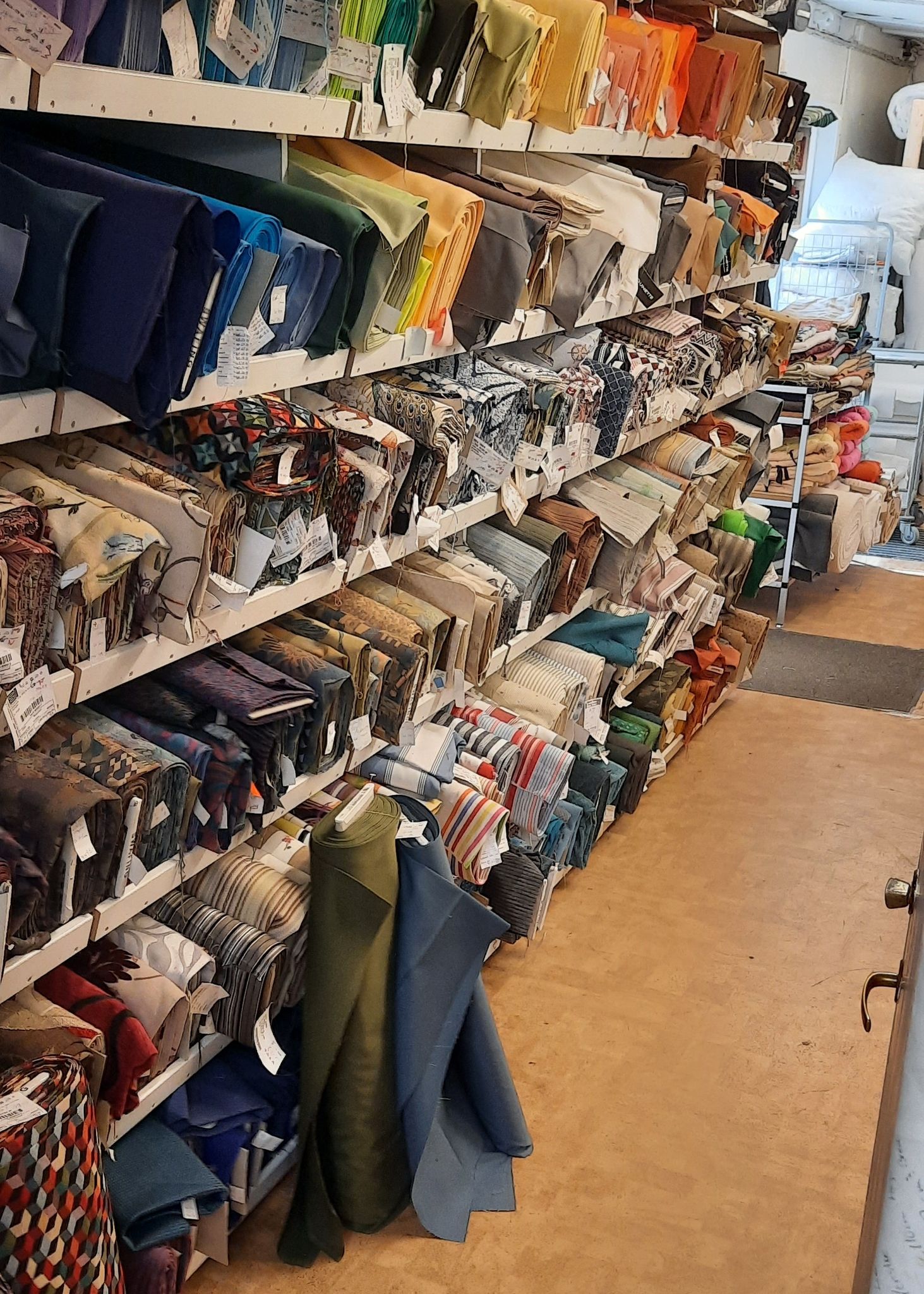 Stofmøllen set indefra -