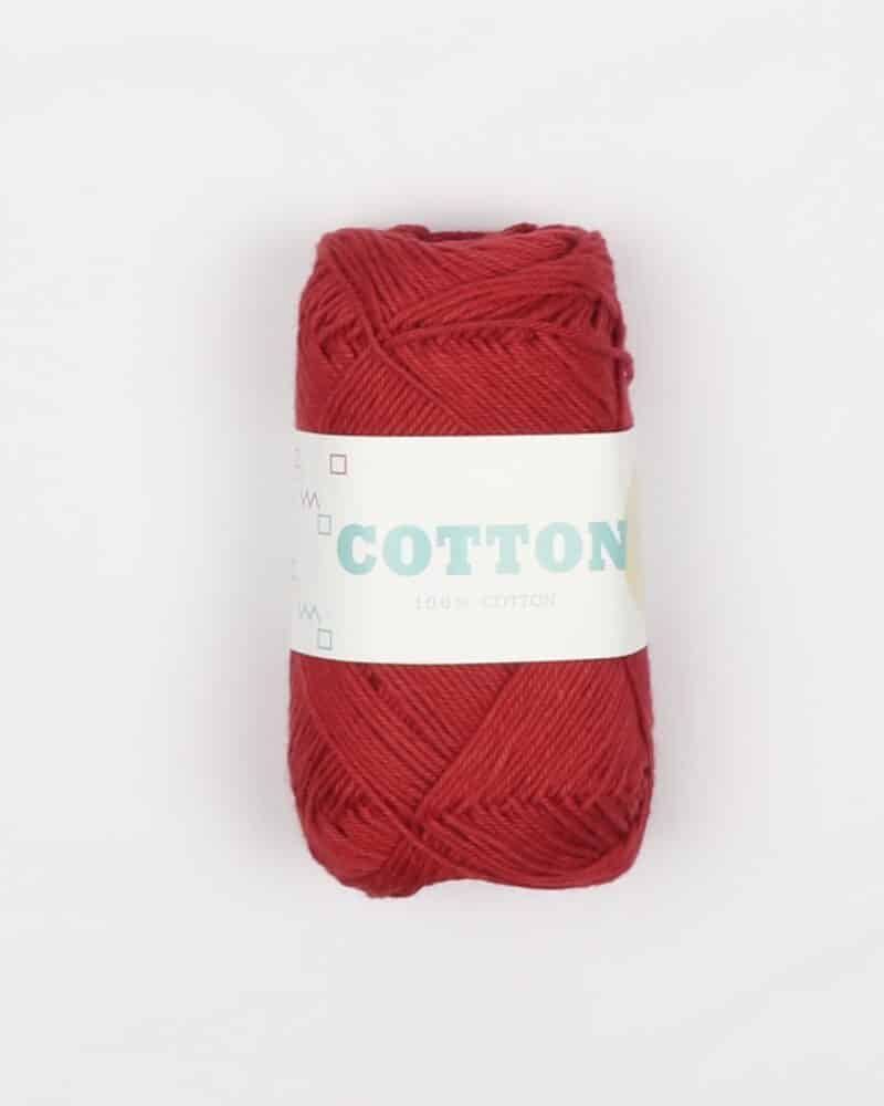 Cotton 8/4, rød - 100% Bomuld - Info mangler