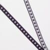 Stjerner, Lilla/hvid - 20 mm elastik -
