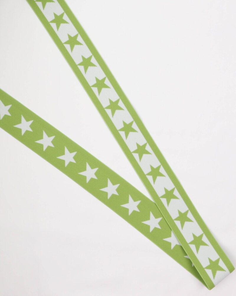 Lime elastik med stjerne - 40 mm -