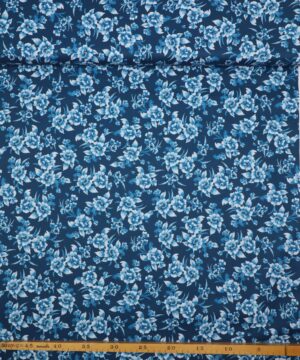 Chinoiserie Garden, hvid/blå blomster - Patchwork - Info mangler