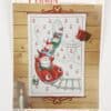 Broderi kit - Julekalender til 24 gaver 35x57 cm -