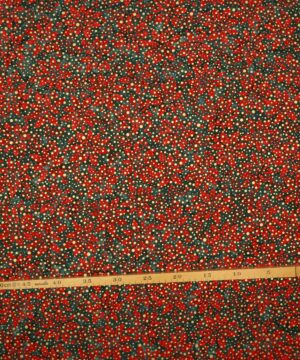 Holiday moments, røde julestjerner - Patchwork (Balistof) - Info mangler