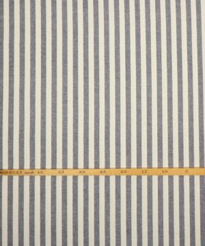 Blå/offwhite striber, 10 mm - Boligtekstil (bæredygtigt) - Info mangler