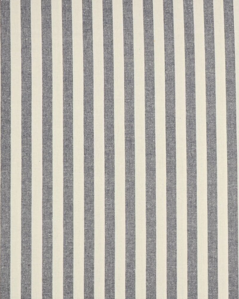 Blå/offwhite striber, 10 mm - Boligtekstil (bæredygtigt) - Info mangler