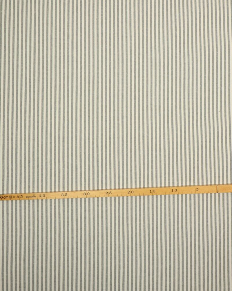 Grå/offwhite striber, 5 mm - Boligtekstil (bæredygtigt) - Info mangler