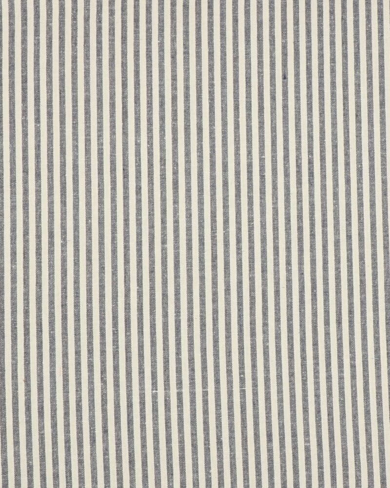 Blå/offwhite striber, 5 mm - Boligtekstil (bæredygtigt) - Info mangler