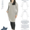 Sweat Kjole str. 34-50 - Minikrea 70040 - Minikrea