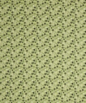 Bobler på lysegrøn - Patchwork - Stoffabrics