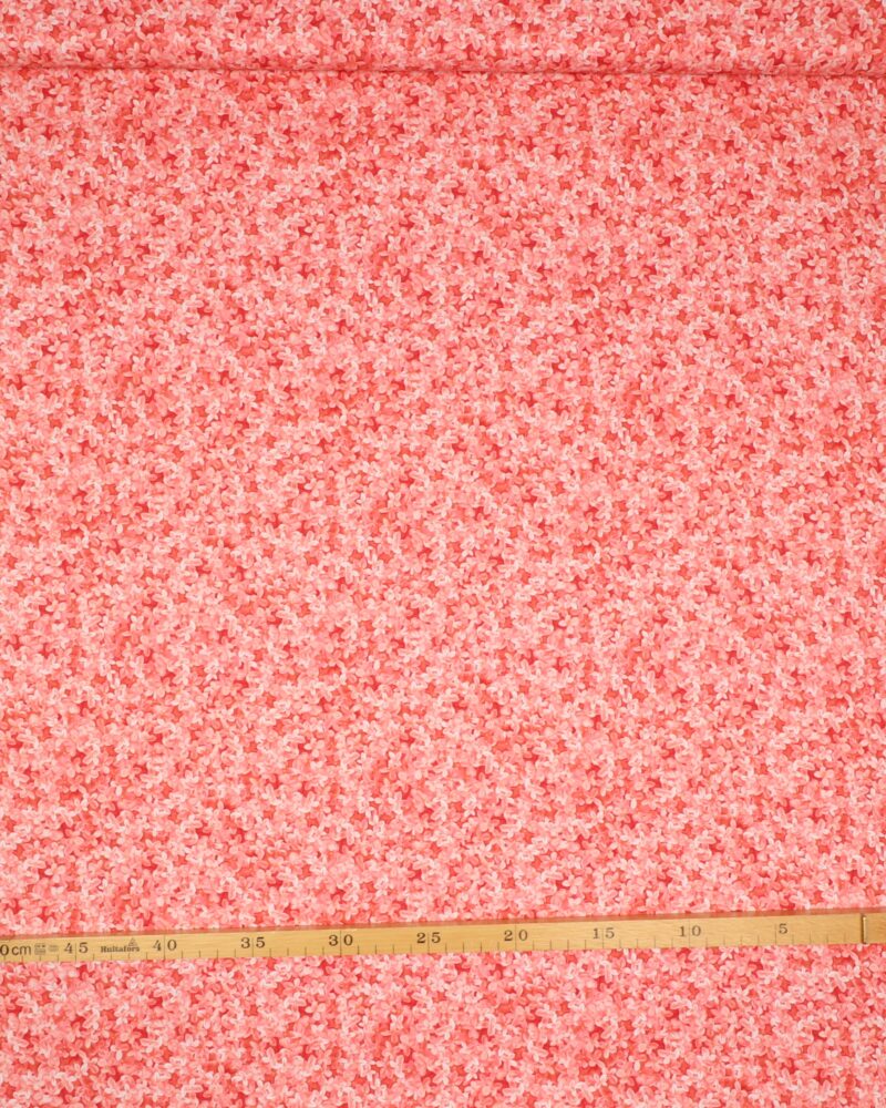 Små blomster i røde/rosa nuancer - Patchwork - P&B Textiles