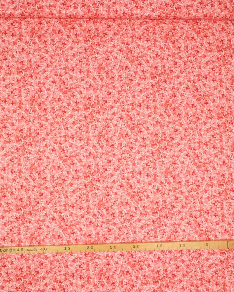 Små blomster i røde/rosa nuancer - Patchwork - P&B Textiles