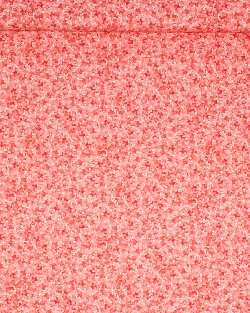 Små blomster i røde/rosa nuancer - Patchwork - P&B Textiles