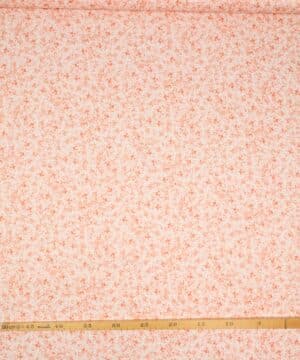 Små blomster i lakse/pudderfarvet nuancer - Patchwork - P&B Textiles