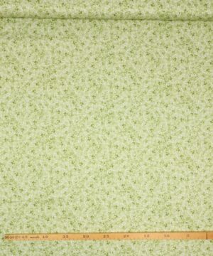 Små blomster i grønne nuancer - Patchwork - P&B Textiles
