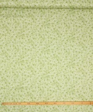 Små blomster i grønne nuancer - Patchwork - P&B Textiles